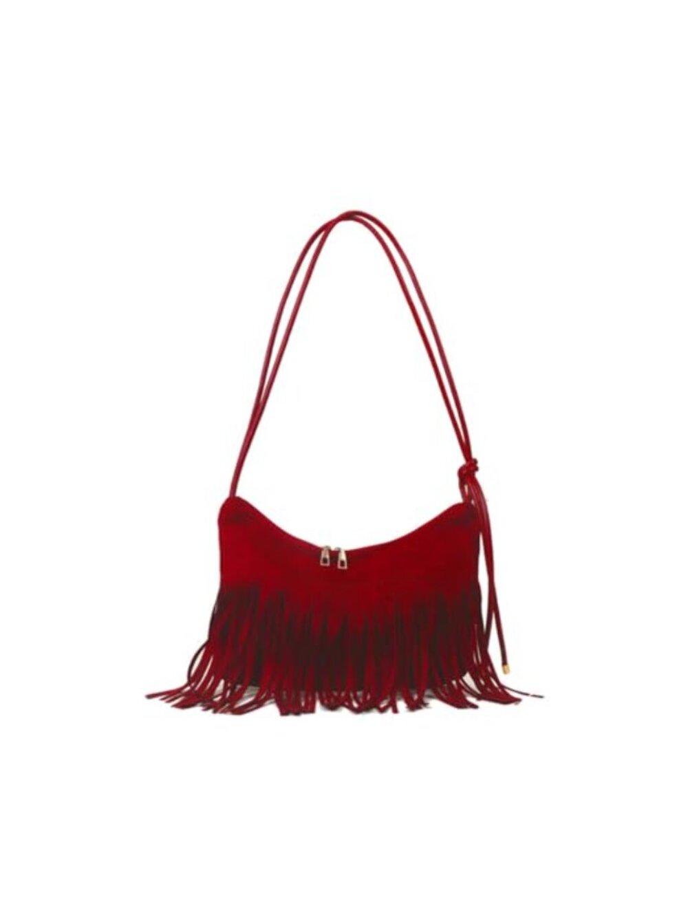 Suede Fringe Tassel Hobo Bag Fringe Tote Shoulder Crossbody Purse